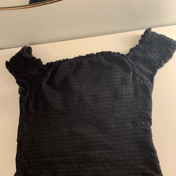 Black Ruffle Top - Picture 2 of 2